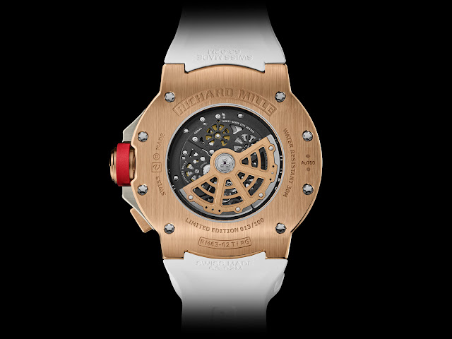 Richard Mille RM 63-02 Automatic Worldtimer in red gold and titanium