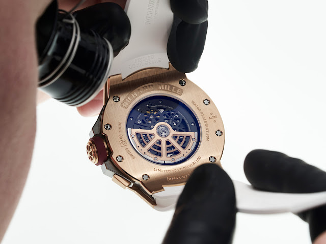 Richard Mille RM 63-02 Automatic Worldtimer in red gold and titanium