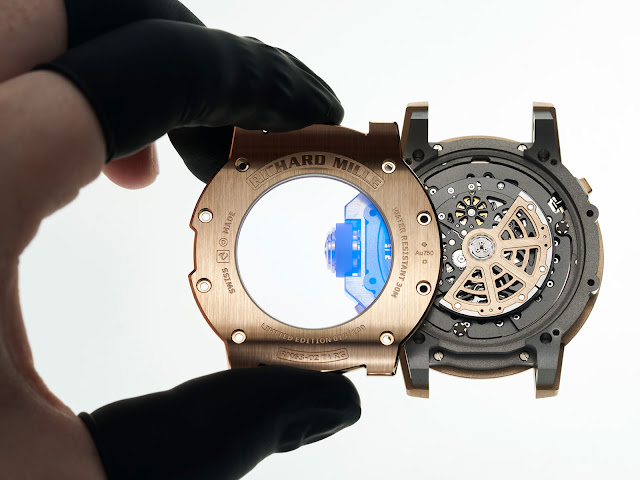 Richard Mille RM 63-02 Automatic Worldtimer in red gold and titanium