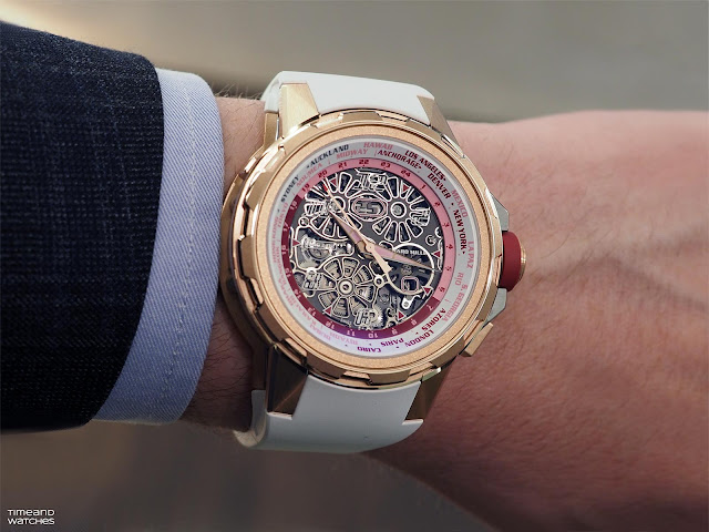 Richard Mille RM 63-02 Automatic Worldtimer wristshot