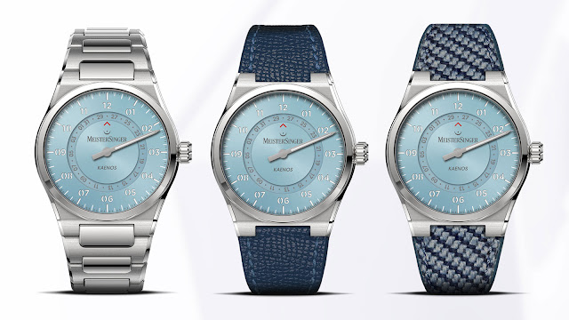 MeisterSinger Kaenos Open Date wristband options